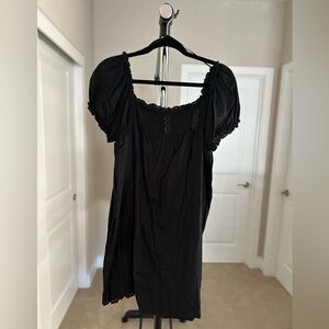 Women’s Cotton-On Black Puff Sleeve Dress Size XL